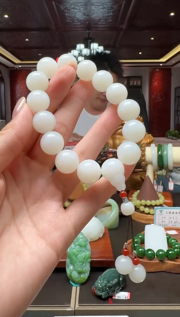 未镶嵌手串和田玉（子料）空**也11111
