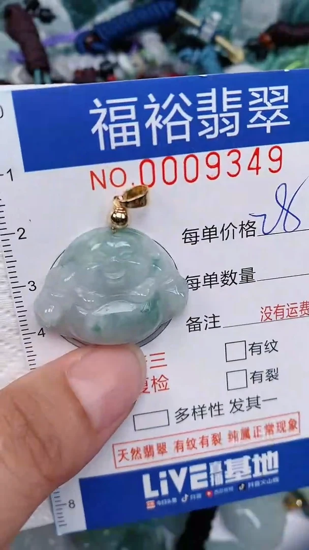 翡翠未镶嵌颈饰...0009349
