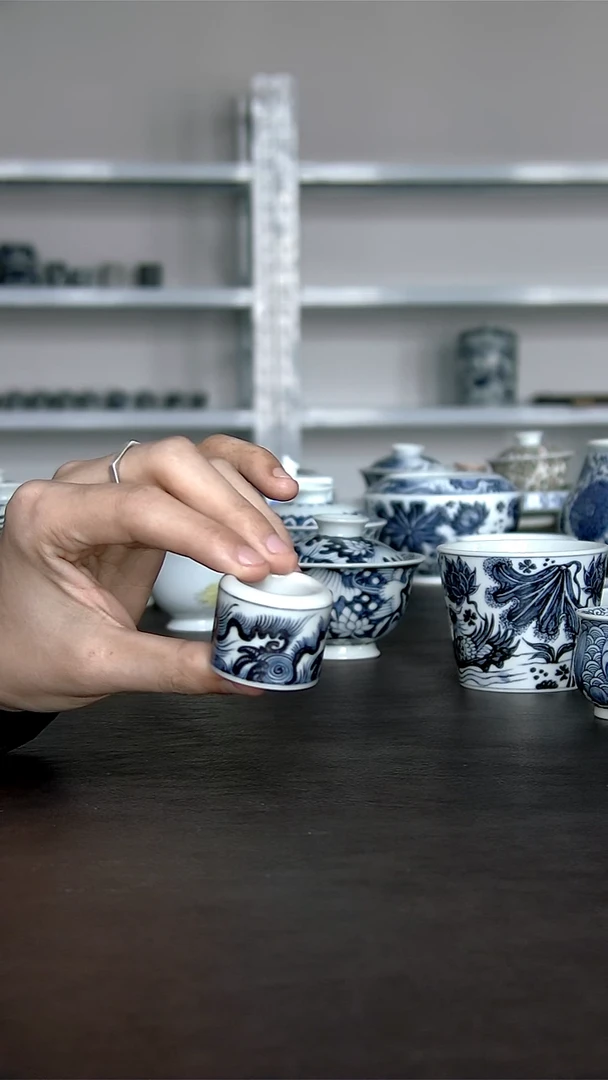 其他瓷海浪扳指盖置