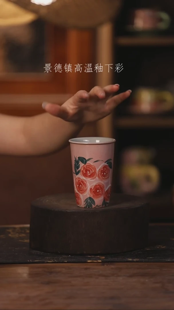 陶瓷景德镇高温釉下手绘陶瓷146
