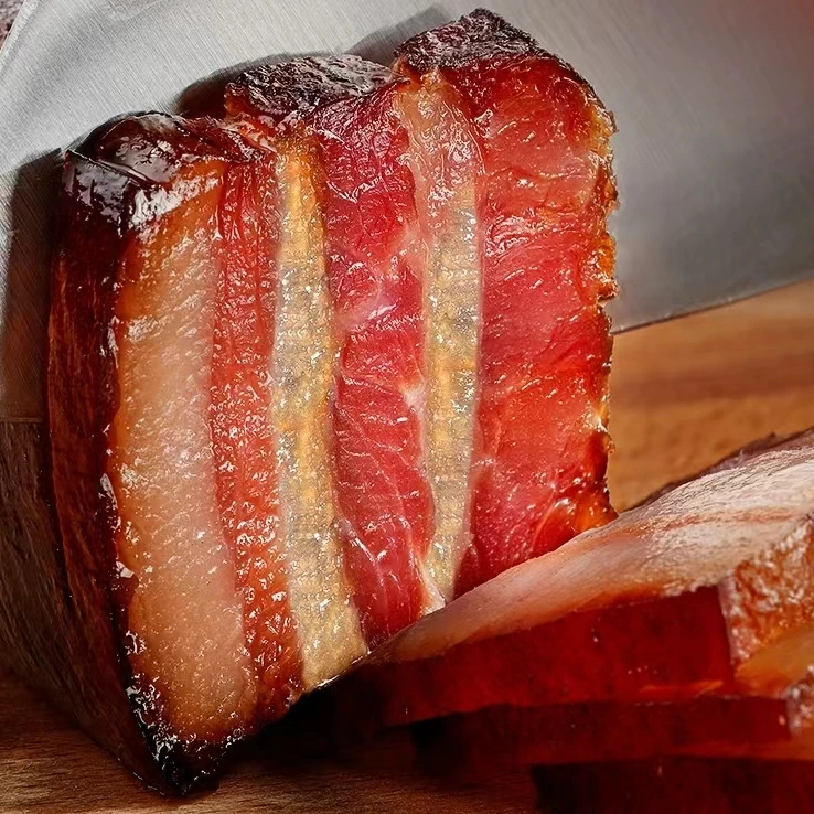 【现场称重】湖南农家柴火烟熏腊肉土猪腊肉肥瘦相间晶莹剔透农家猪