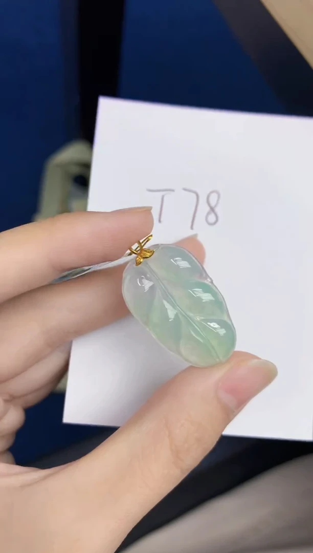 翡翠18K金镶嵌颈饰0000000000