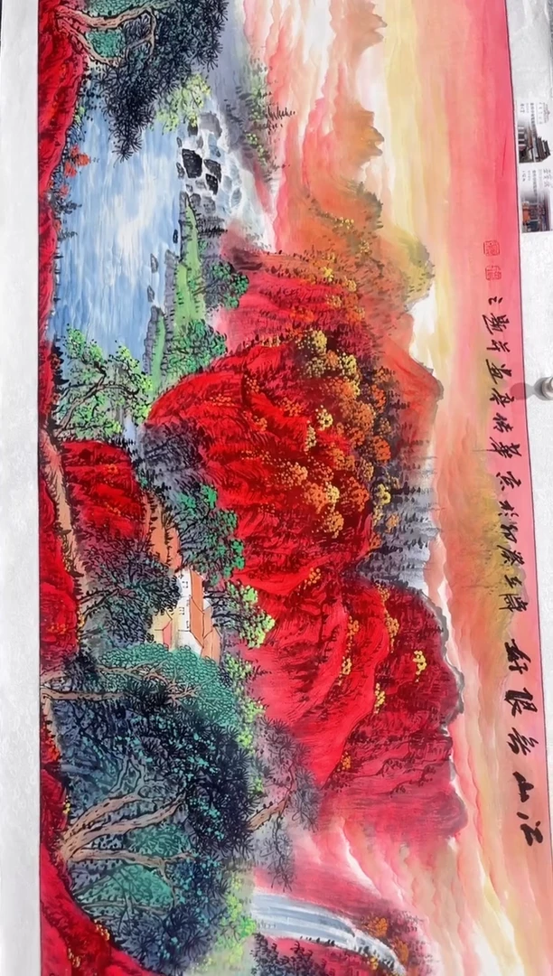 国画张传亭老师的作品3