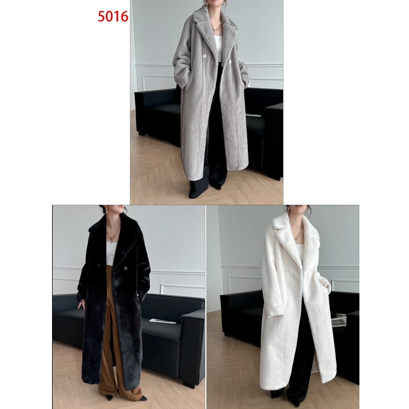 DA-J冬季新款百搭时髦大衣冬日氛围感外套 加厚保暖