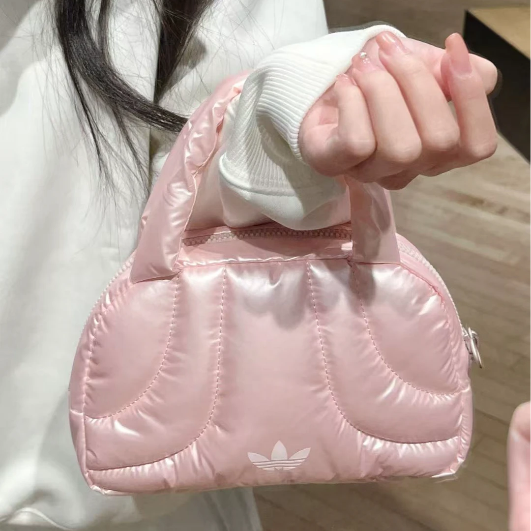 adidas/阿迪达斯三叶草时尚潮流欧若风ins度假风百搭手拎包IY7040