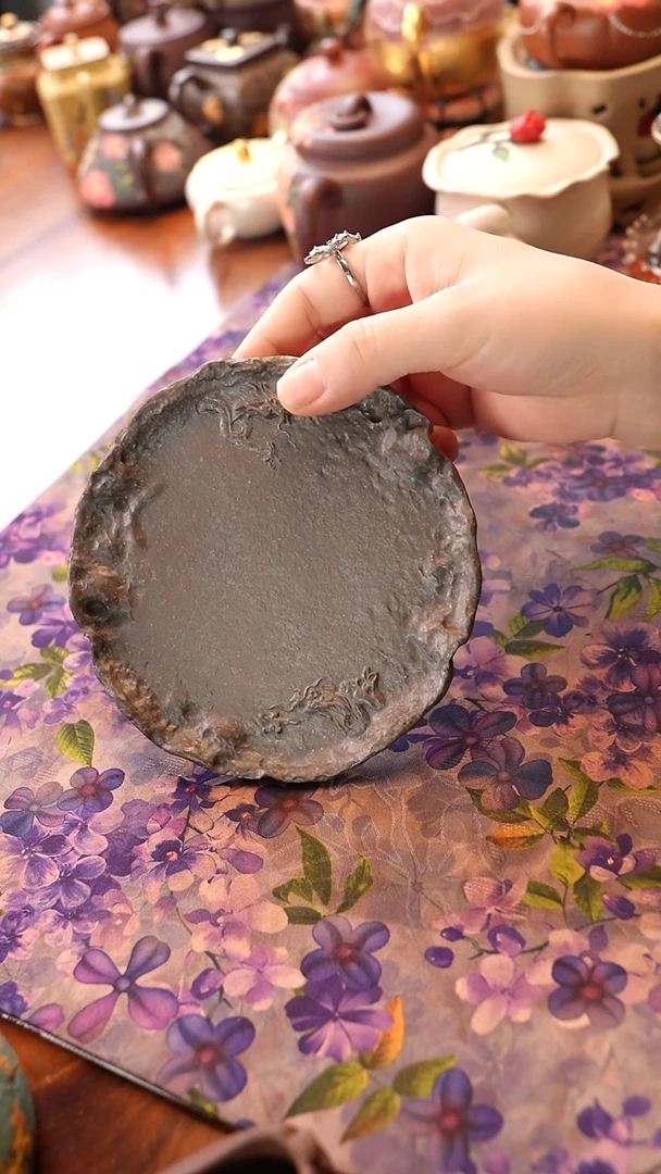 茶壶紫砂天青柴烧盘