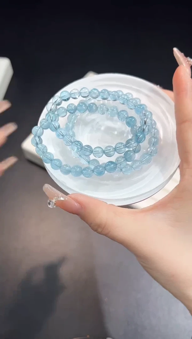 未镶嵌手串托帕石65a多样性发其一/1条默认微瑕