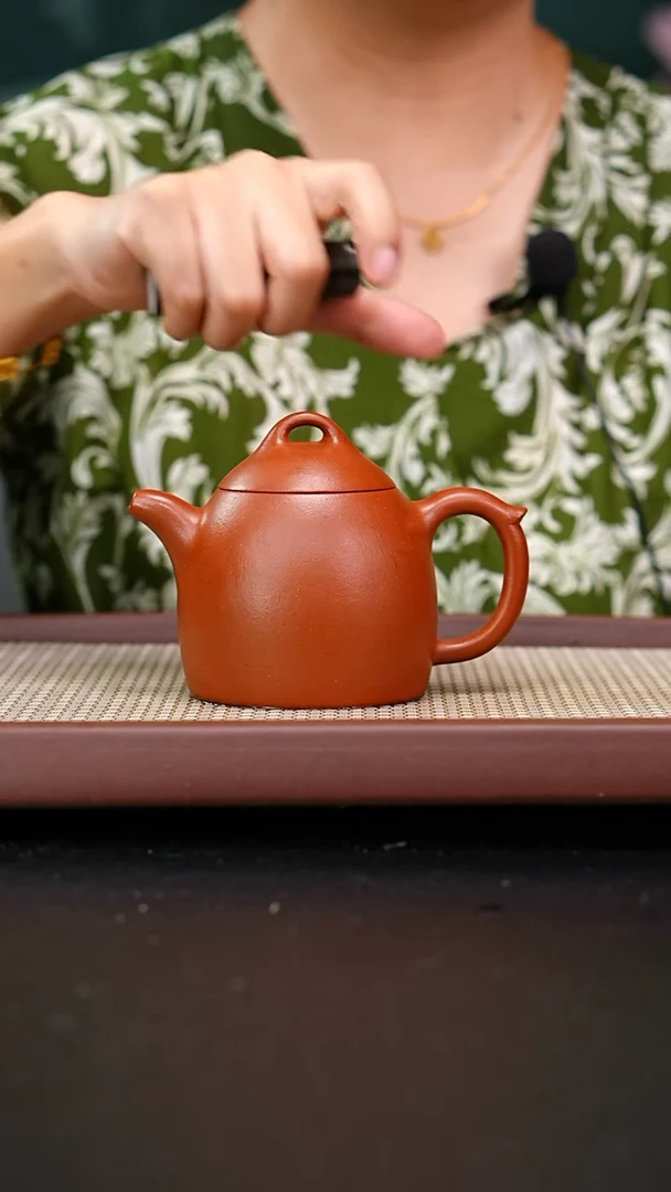 茶壶紫砂全手工铁芯朱泥秦权270