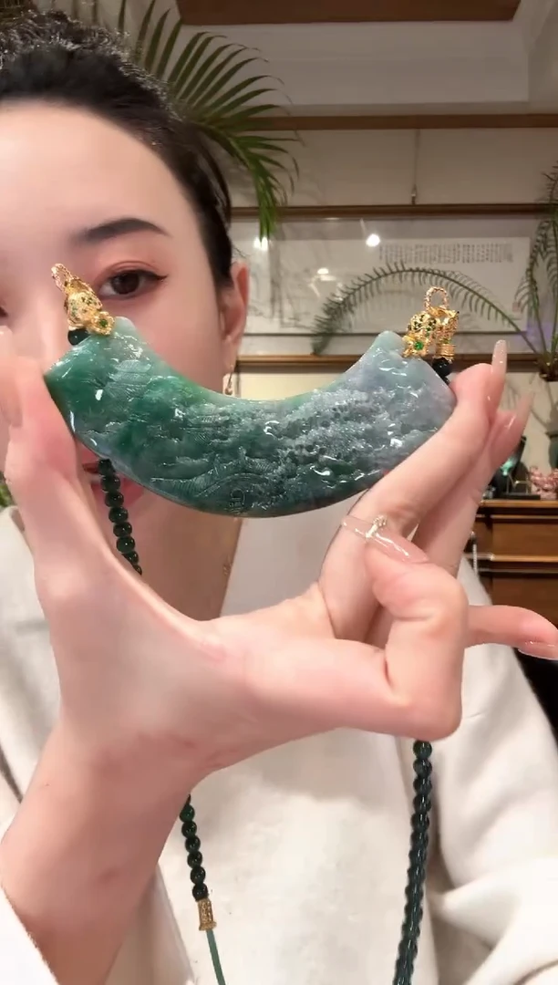 【闪购商品】翡翠颈饰未镶嵌国风
