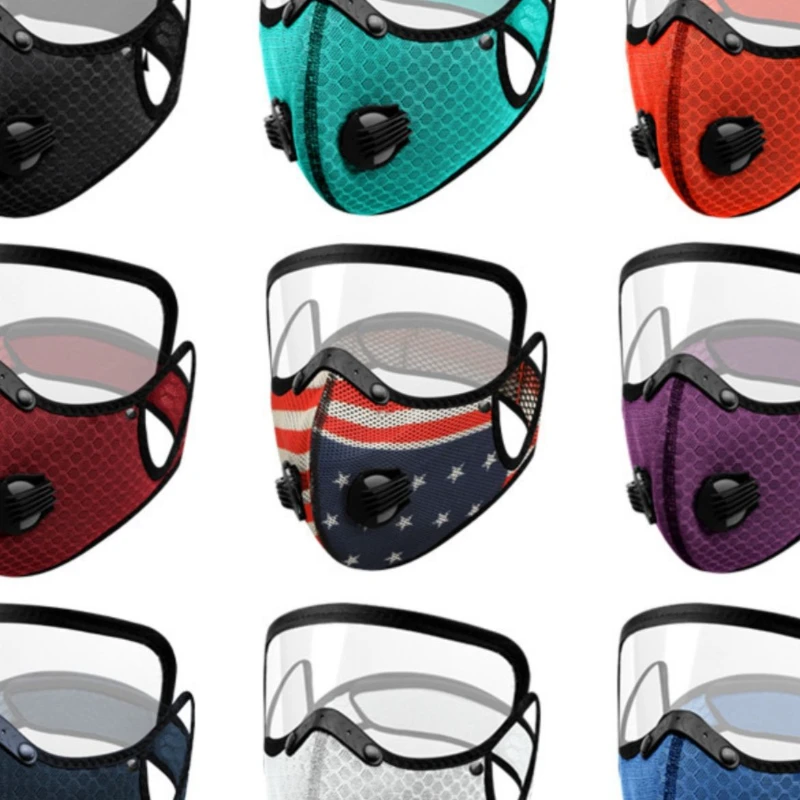 骑行面罩男女自行车装备防寒保暖罩半脸跑步活性炭