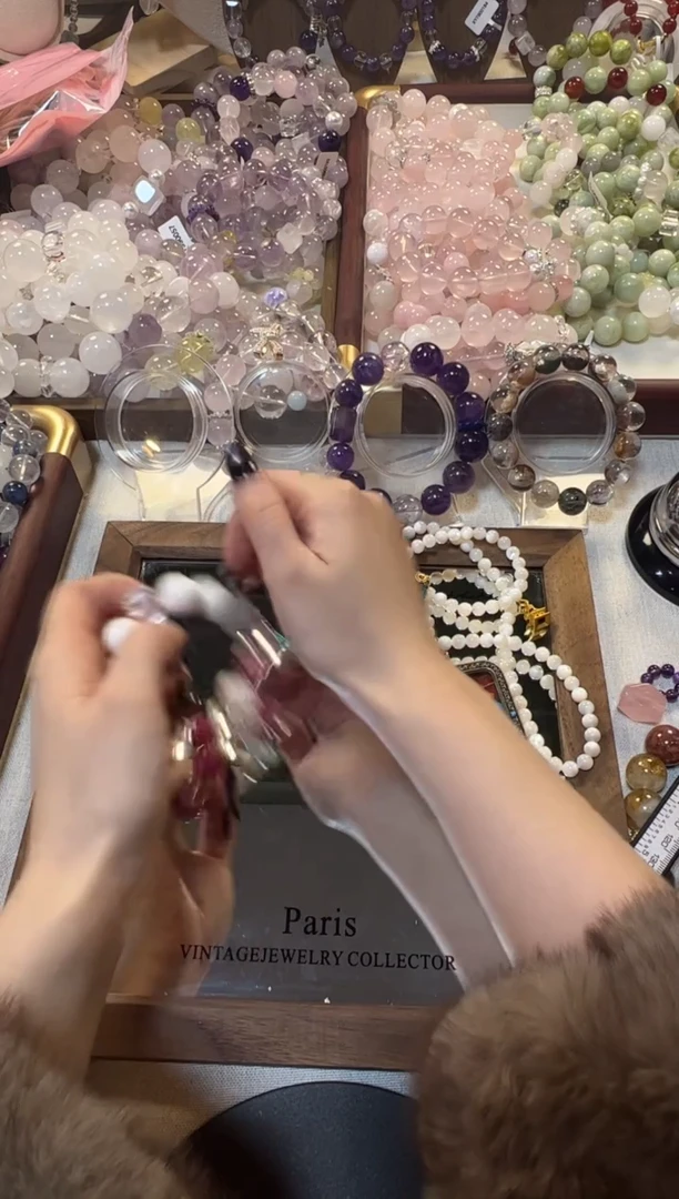 未镶嵌手串水晶蔷薇石水晶手串