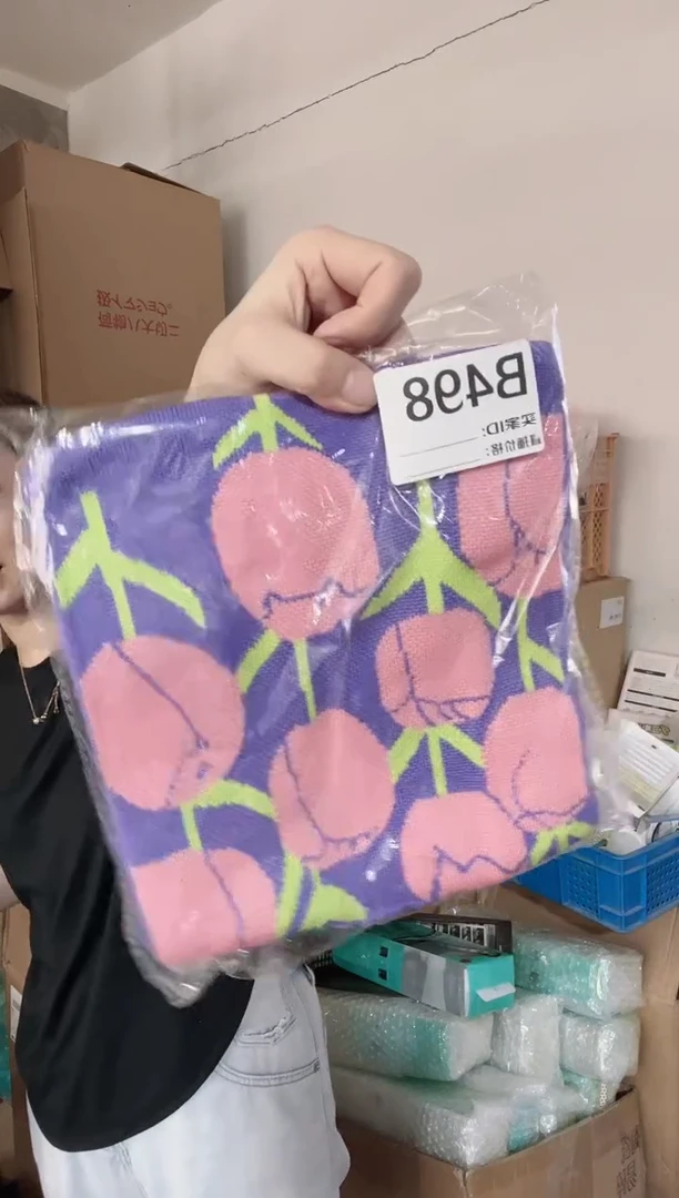 瓷片进口家用百货B498包 郁金香