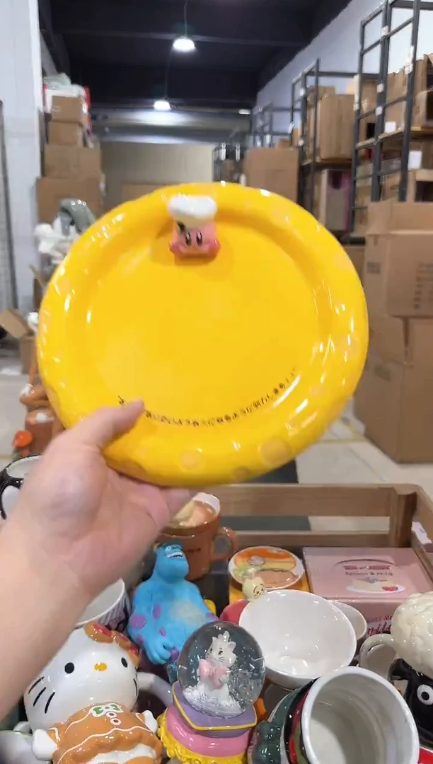 瓷片原盒星之卡比奶酪盘