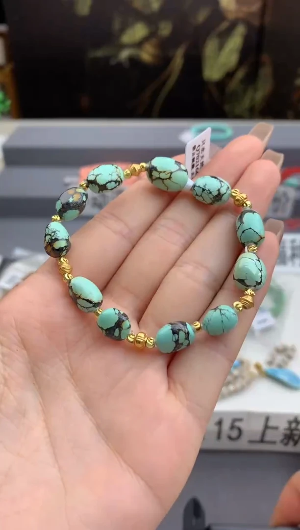 未镶嵌绿松石手串洋.D103