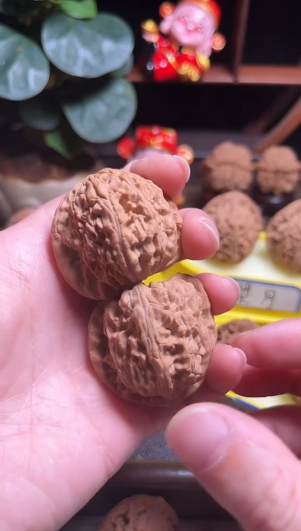 把件文玩核桃全品白狮子42