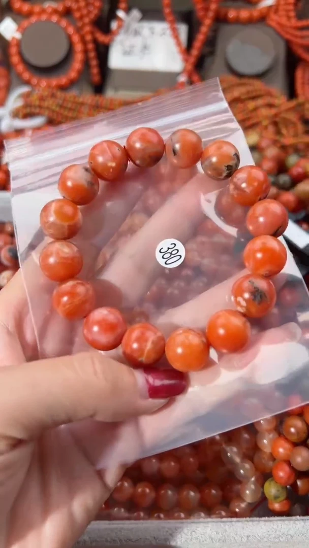 【闪购商品】南红玛瑙手串未镶嵌13+