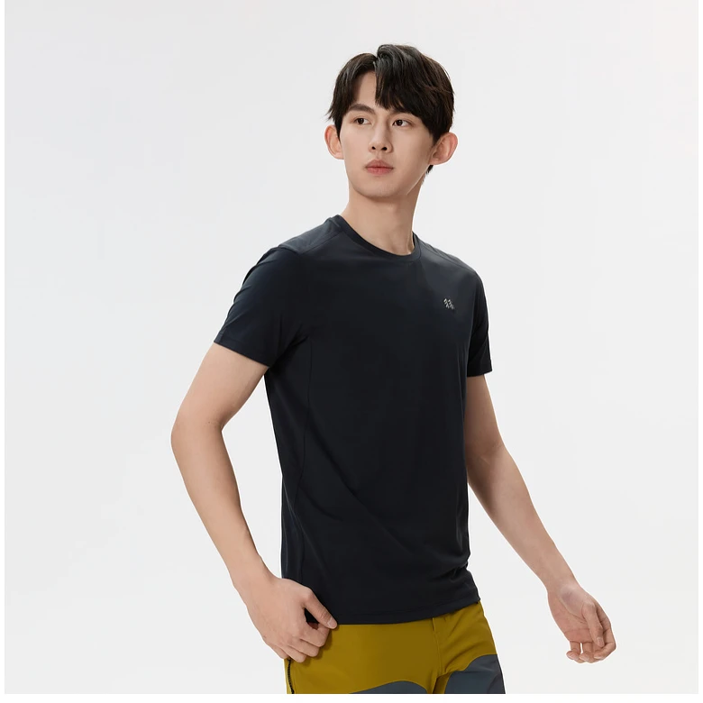 KOLON SPORT可隆男士夏圆领naturetop吸湿速干透湿耐用短袖T恤