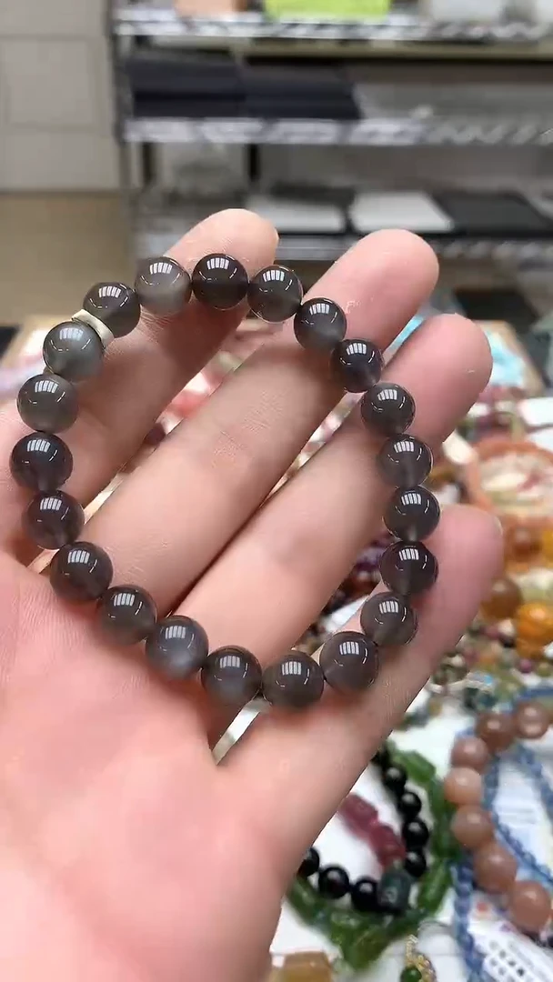 【闪购商品】拉长石手链未镶嵌手链49