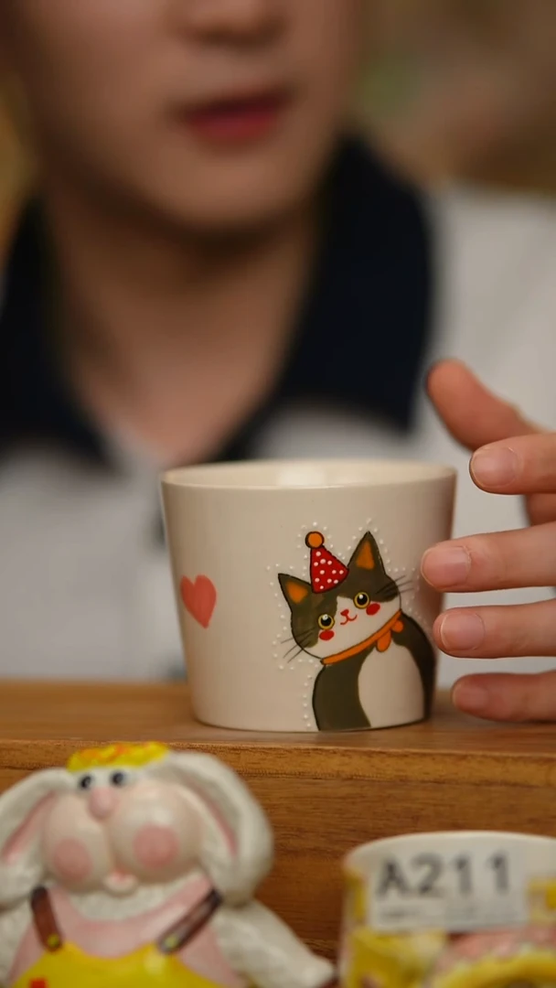 陶瓷小可乐杯135