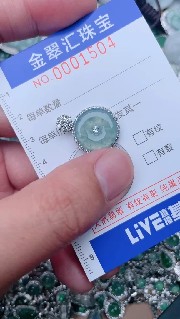 【闪购商品】翡翠颈饰未镶嵌1504....