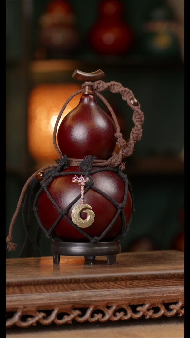 145号精品天然大漆酒葫芦一物一拍~