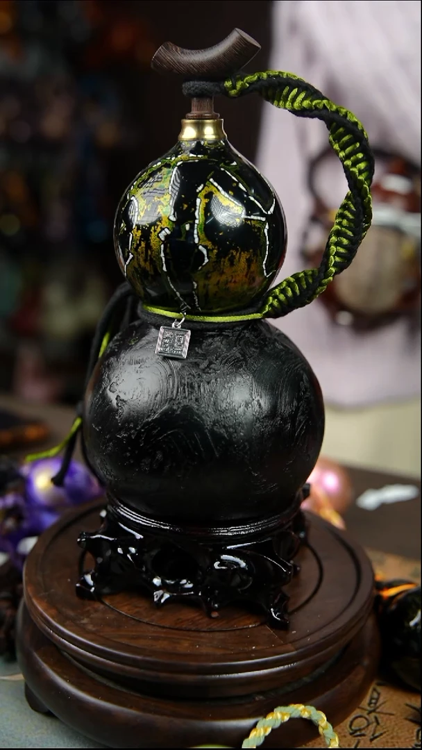 666号600ml左右非遗大漆酒葫芦