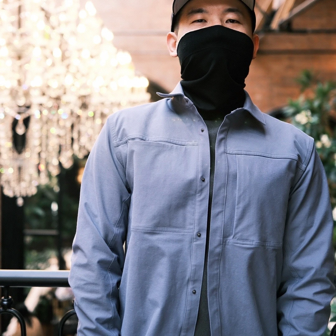 【老王专属】CRONIN Cotton Overshirt 防风防雨翻领衬衫夹克外套