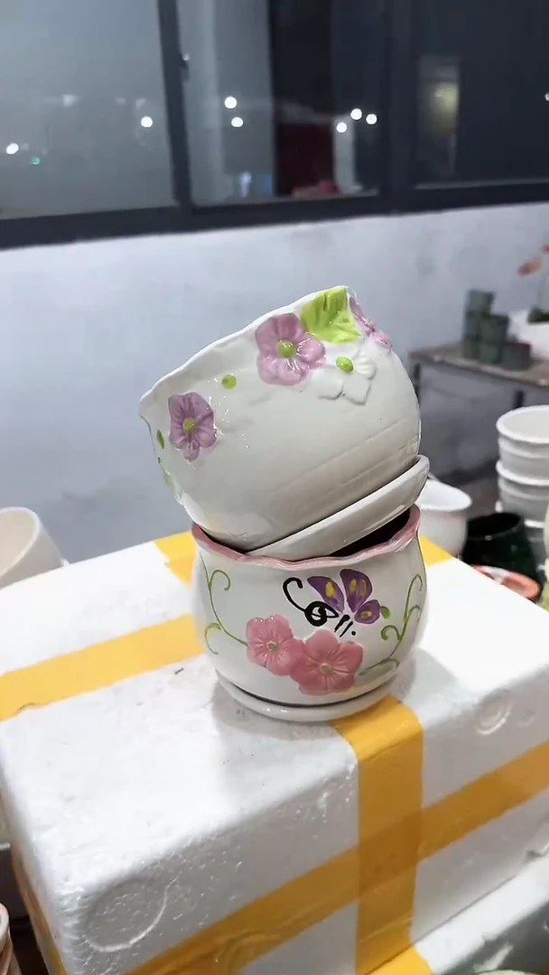 高温陶瓷花盆+13-21