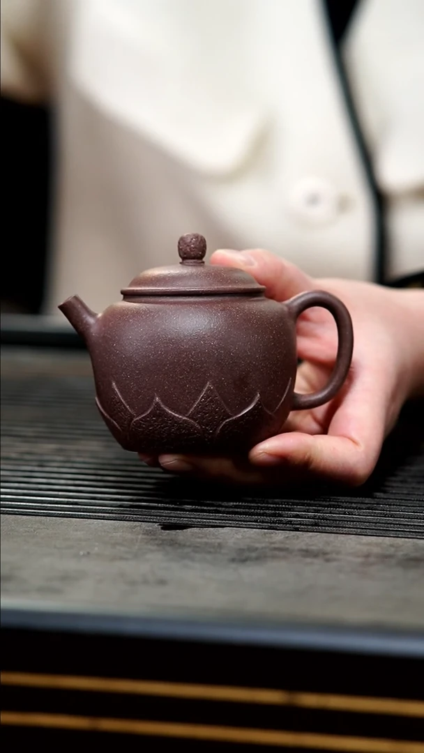 【闪购商品】紫砂茶壶紫玉金砂菩提壶160cc