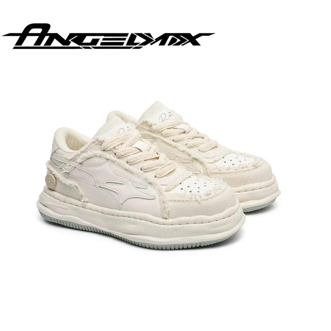 AMIX【星星增高7CM】潮鞋溶解鞋厚底休闲韩版休闲情侣板鞋小白鞋