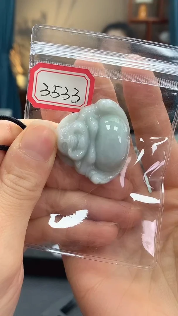 颈饰未镶嵌翡翠佛公3533