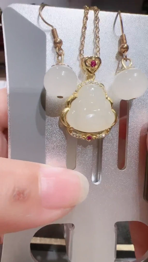 【闪购商品】和田玉颈饰合金202522112