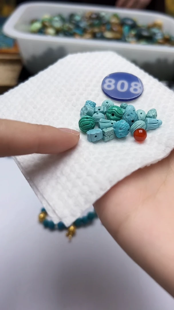 玛瑙/玉髓珠子未镶嵌808