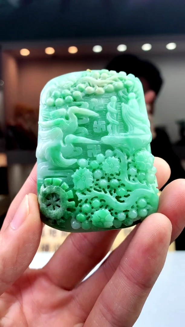 【闪购商品】定制翡翠未镶嵌天然A货翡翠（拍一发一）