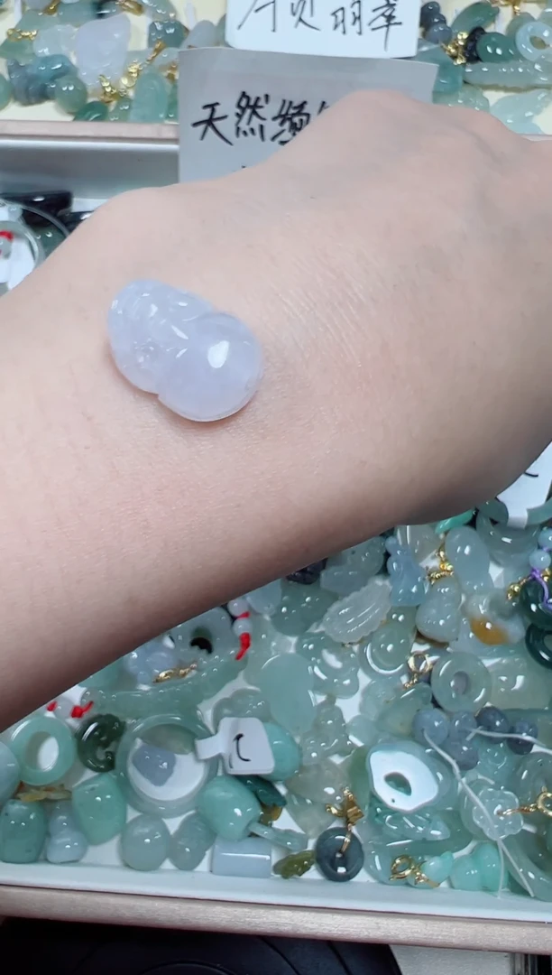 翡翠散珠1号链接，A货翡翠
