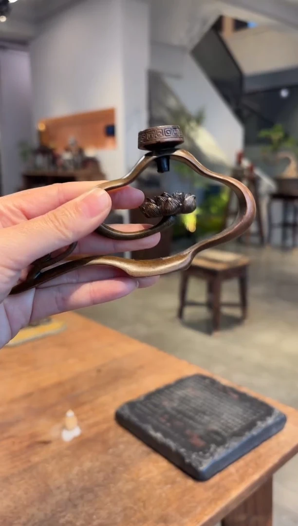 茶道配件茶道配件莲花香炉