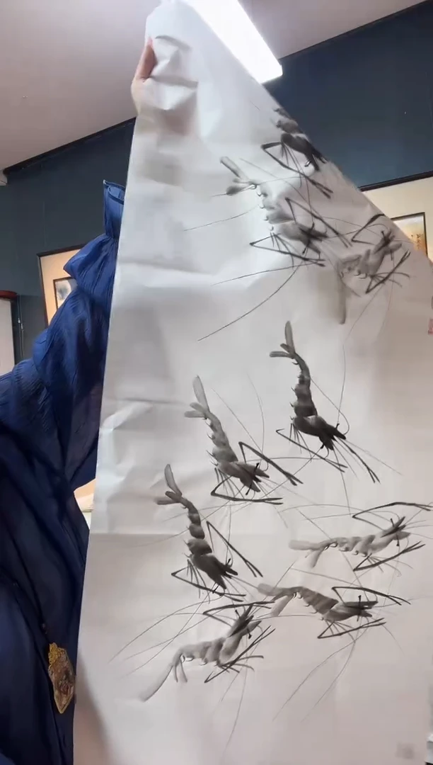 国画九霄甄选国画作品鱼HF013