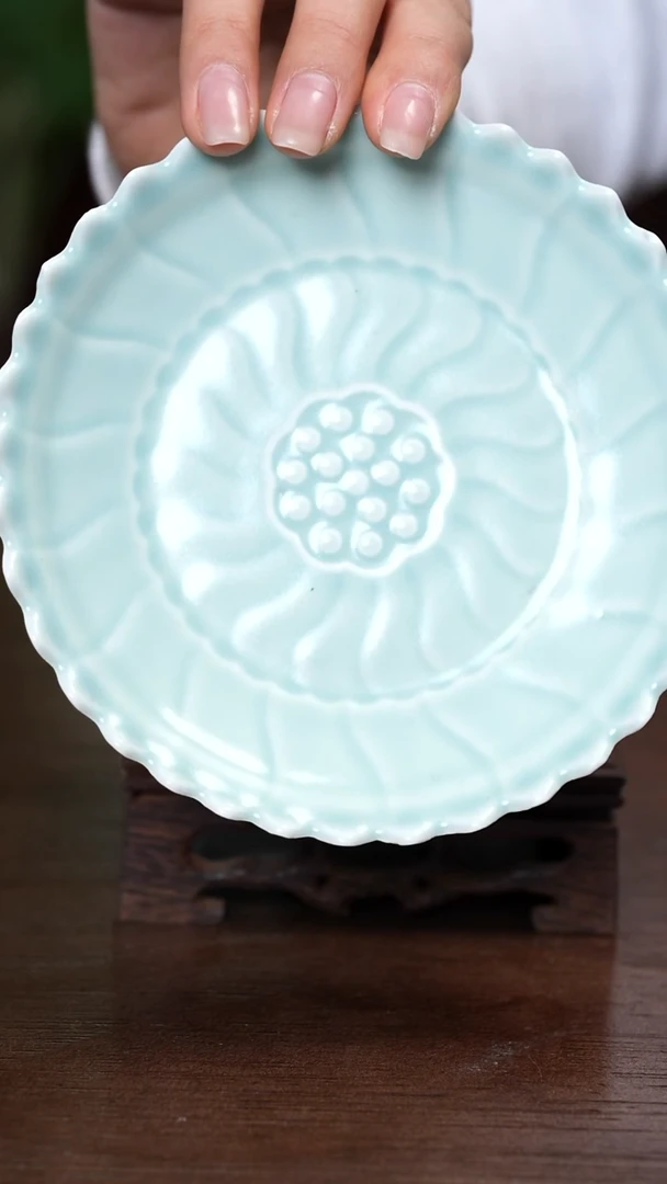 【闪购商品】宝丰清凉寺原产地仿古釉莲花盘