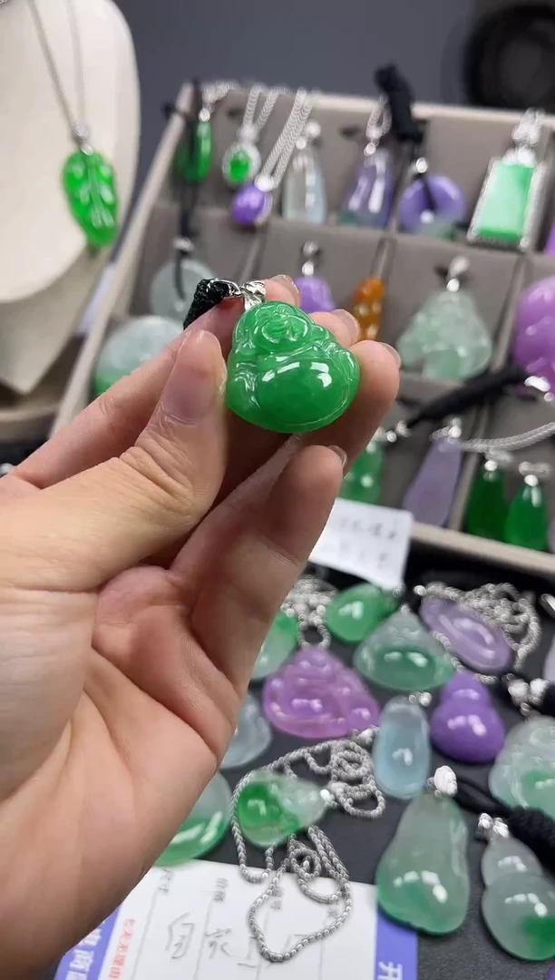 颈饰未镶嵌翡翠  所见即所得 一图一物