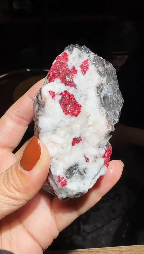 天然辰砂朱砂毛料3