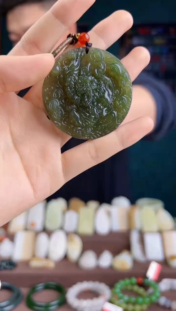 【闪购商品】和田玉颈饰未镶嵌ZZ 拍一发一 多样性发货