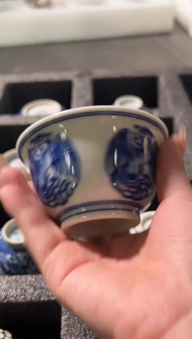 瓷片景德镇瓷器茶器茶杯