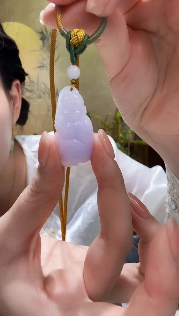 颈饰未镶嵌翡翠吊坠