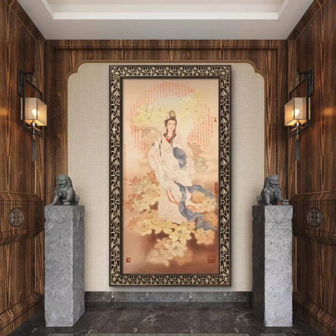 刘俊敏教授展览代表作《脚踏莲花》