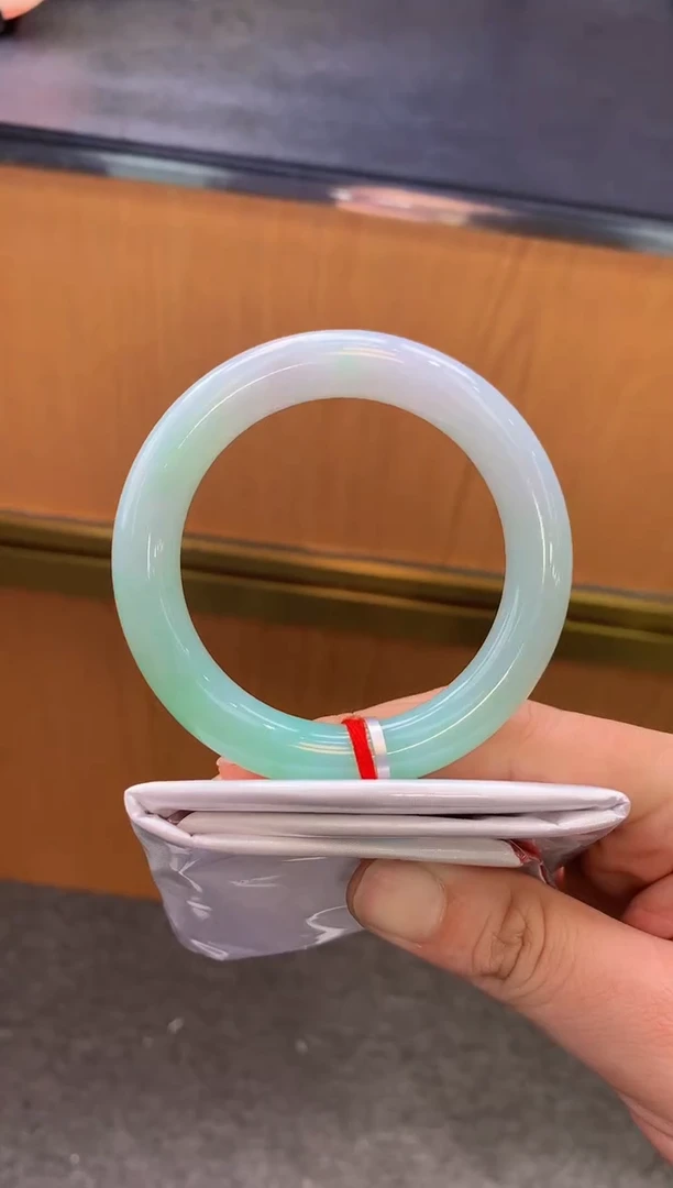 未镶嵌手镯翡翠-F83-圆条54.3