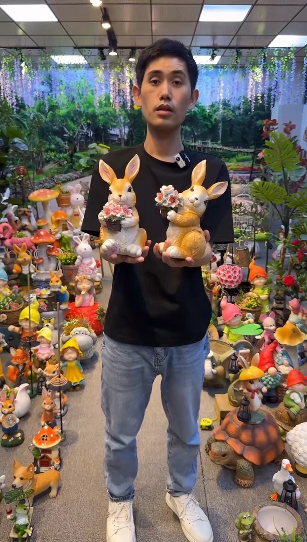 无花朵花园庭院摆件&00&