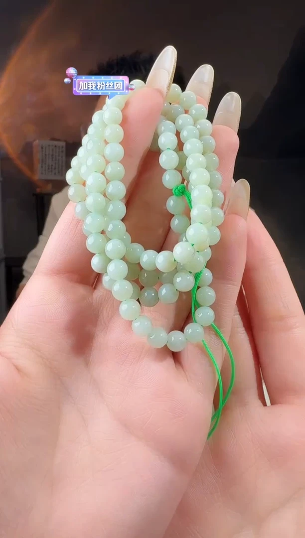 颈饰未镶嵌和田玉108