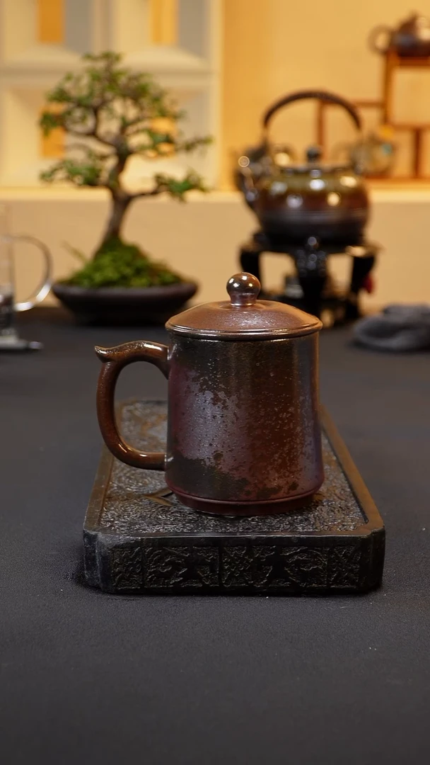 茶壶紫砂纯自然柴烧