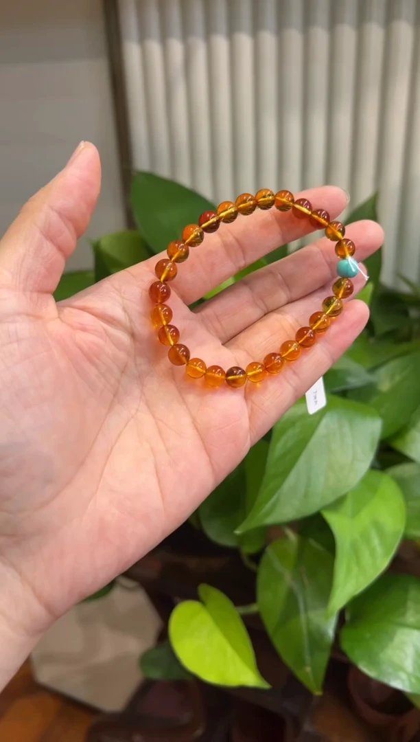 未镶嵌琥珀手串手串