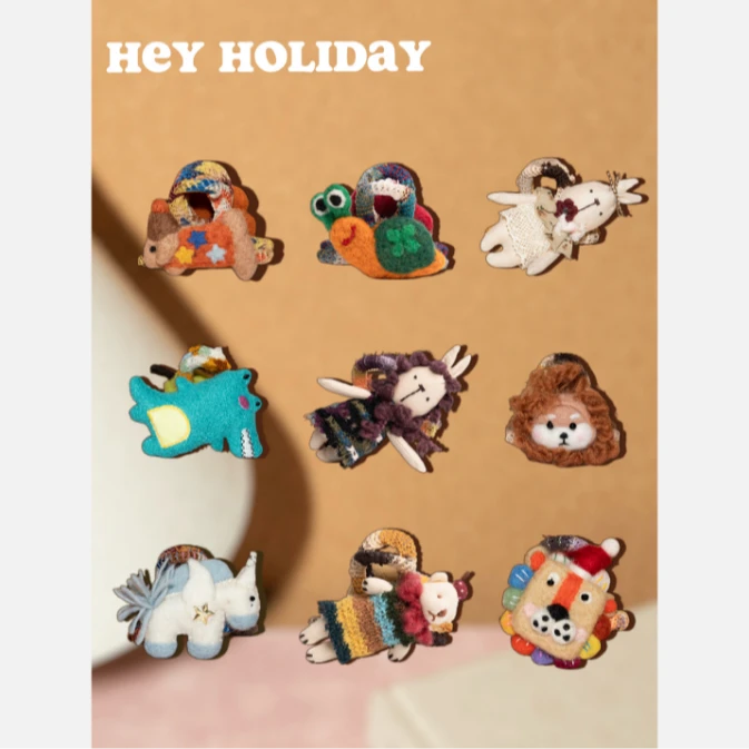 双面羊毛毡抓夹可爱百搭少女甜美发夹后脑勺盘发抓夹简约时尚发饰